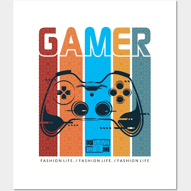 gamer Wall Art by Teefold